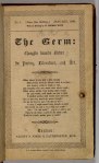 Germ January 1850 Cover